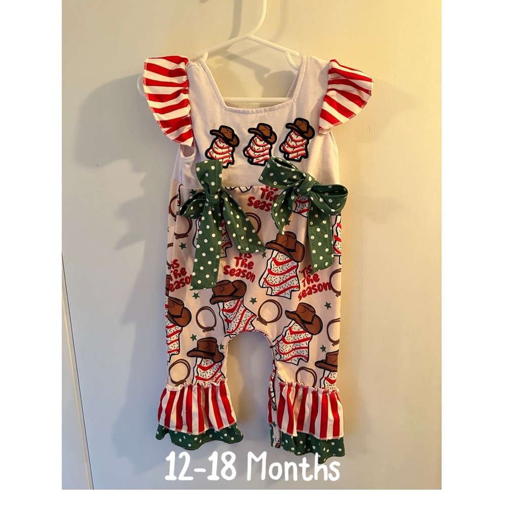Christmas Tree Cake Romper